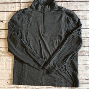 Calvin Klein CK quarter zip cotton sweater jacket EUC